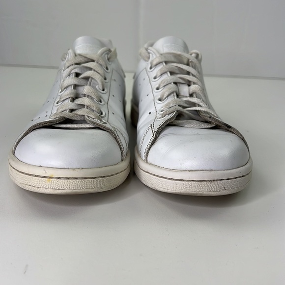 Adidas Stan Smith White Leather Sneakers  Men's 6 ½ Women's 8 - Picture 2 of 9
